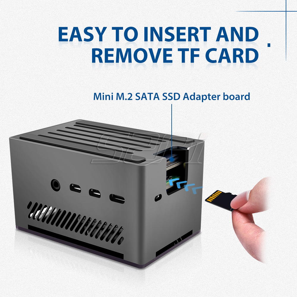 52Pi Raspberry Pi 4 casing alu - Argon One V3 M.2 Nvme Case ulasan dan harga