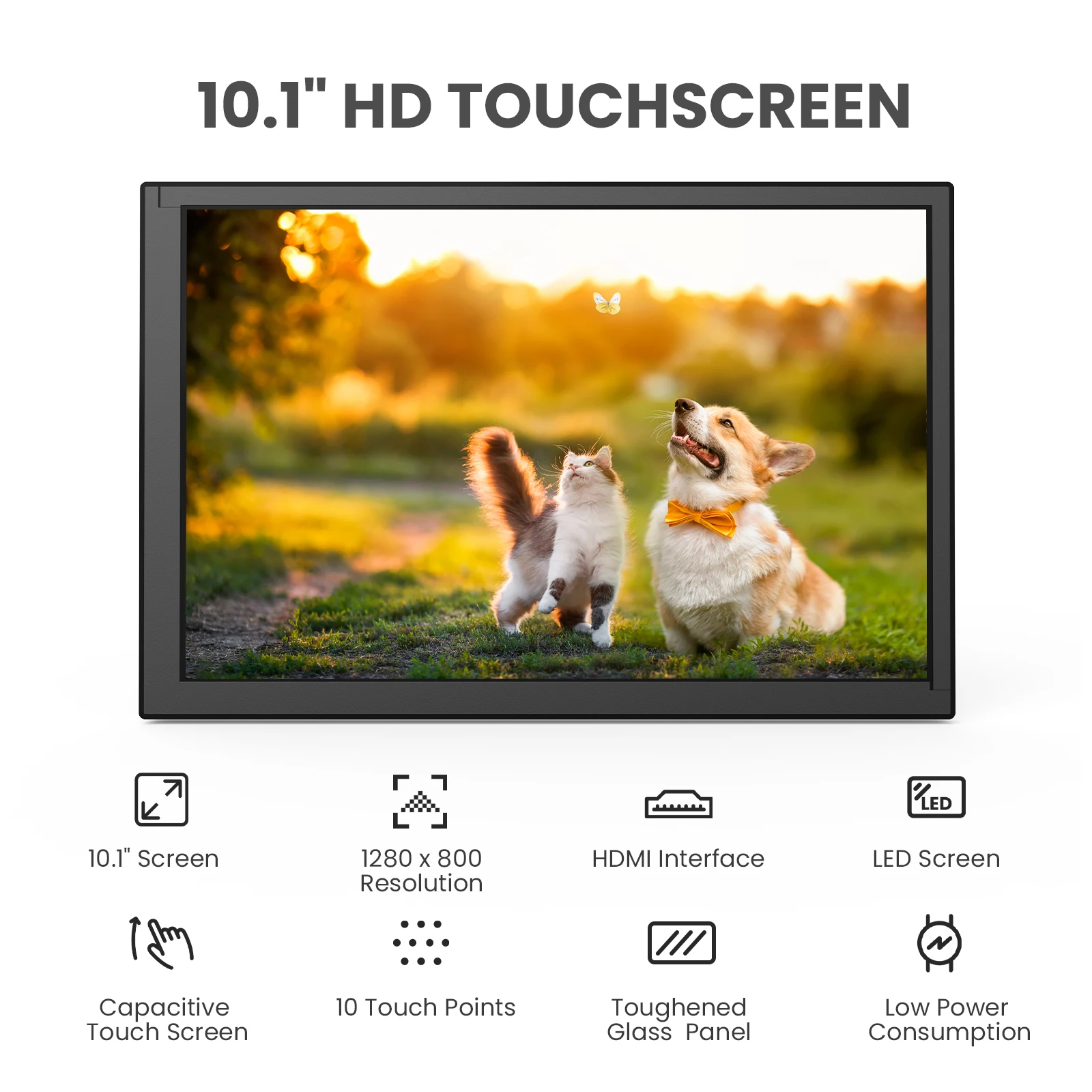 HDR layar sentuh portabel 1280 - Raspberry Pi 10.1 Inch Capacitive Touch Screen Ips ulasan dan harga