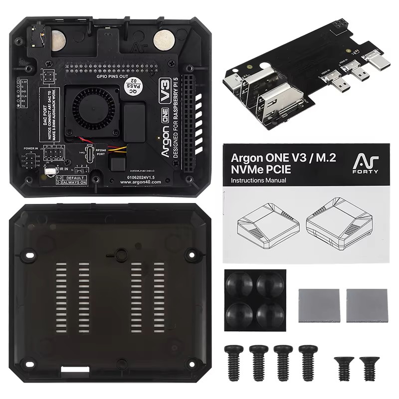 Casing Logam Argon ONE V3 untu - Argon One V3 M.2 Nvme Case ulasan dan harga